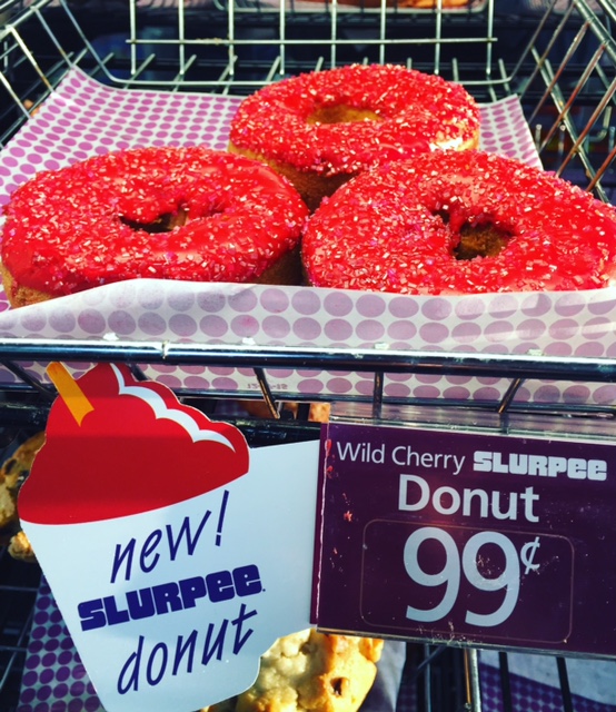 REVIEW 7Eleven Wild Cherry Slurpee Donut Junk Banter