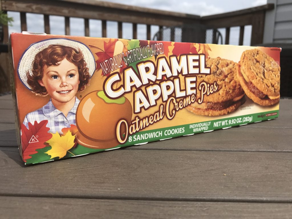 REVIEW Little Debbie Caramel Apple Oatmeal Creme Pies Junk Banter