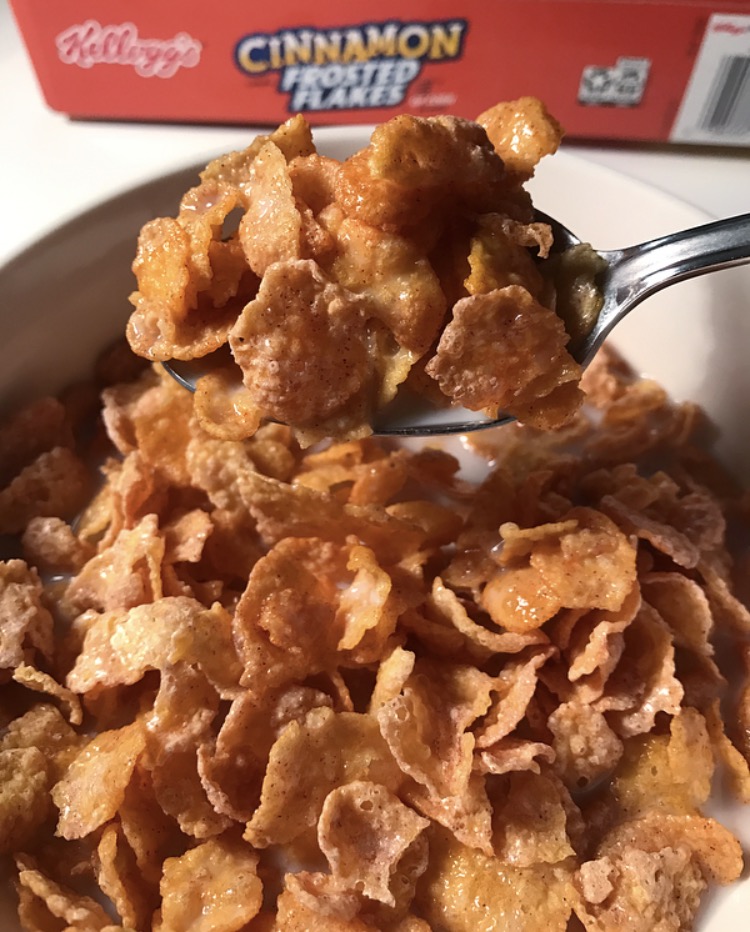 REVIEW Kellogg's Cinnamon Frosted Flakes Junk Banter