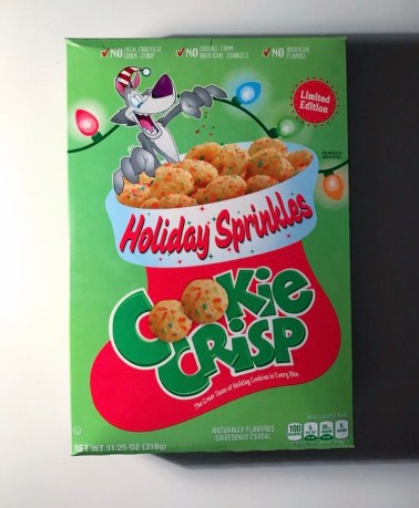 General Mills Holiday Sprinkles Cookie Crisp