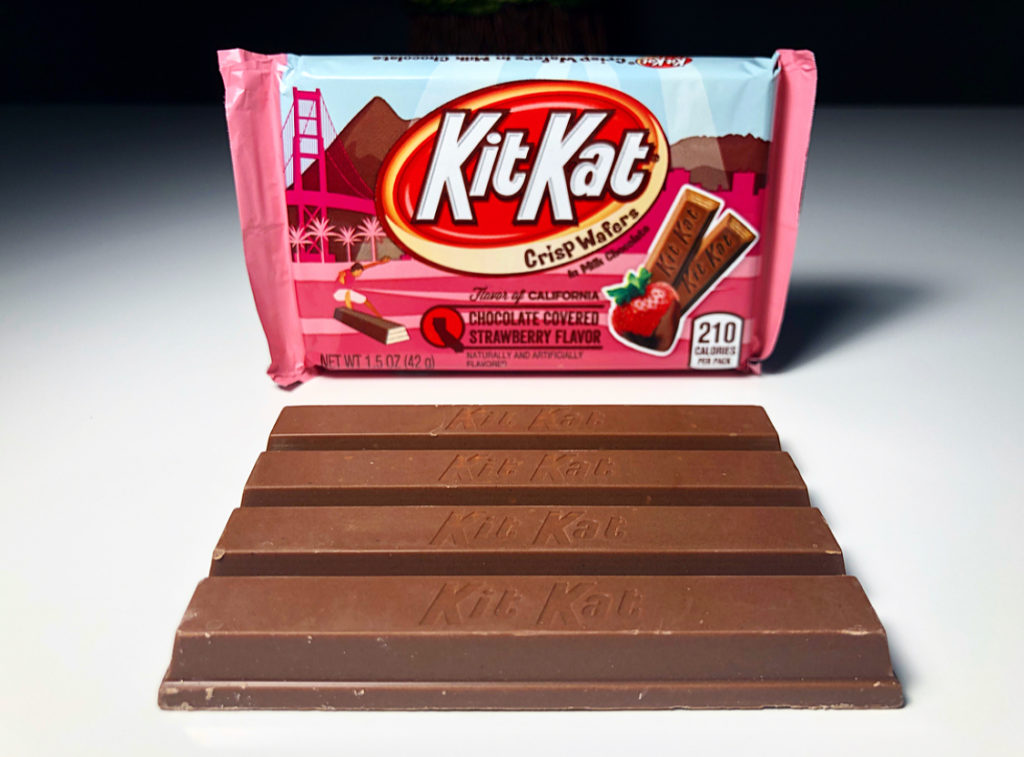 REVIEW Chocolate Covered Strawberry Kit Kat (Flavor of California