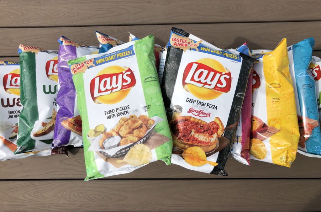 REVIEW (x12) Lay's Tastes of America Chips Junk Banter