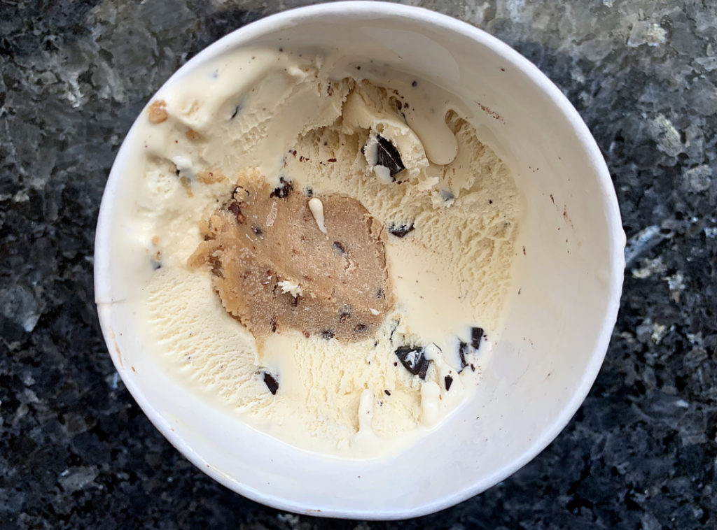REVIEW Ben & Jerry's Chocolate Chip Cookie Dough Core Junk Banter