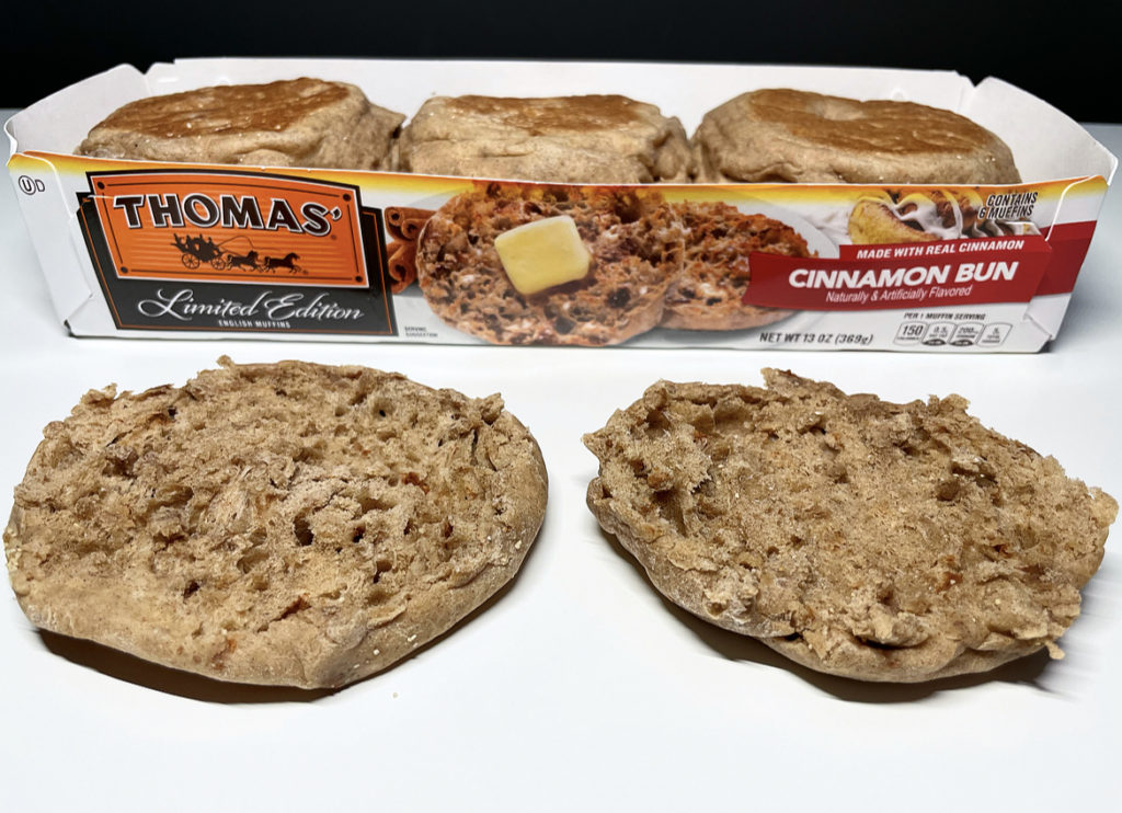 REVIEW Thomas' Cinnamon Bun English Muffins Junk Banter
