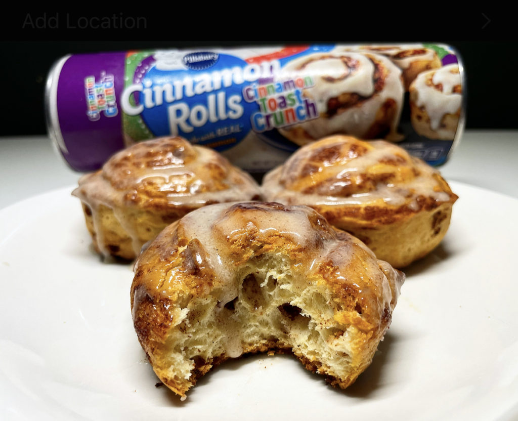 REVIEW Pillsbury Cinnamon Toast Crunch Cinnamon Rolls Junk Banter