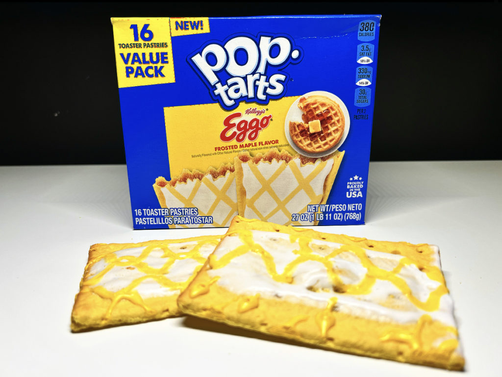 REVIEW Kellogg's Eggo Frosted Maple Pop Tarts Junk Banter