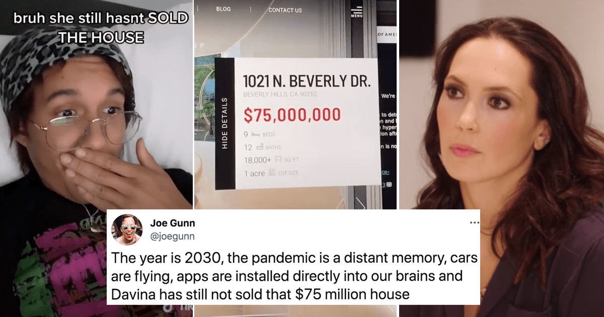 Davina From ''Selling Sunset' Still Hasn't Sold The 75 Million Property