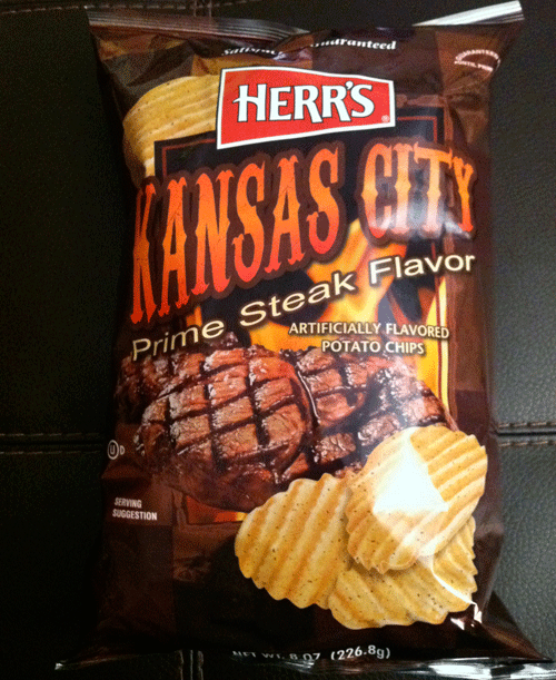 Herr’s Kansas City Prime Steak Flavor Potato Chips & My MLB Round One