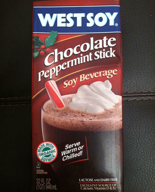 WestSoy Chocolate Peppermint Stick Soy Beverage & The Story of Tebow