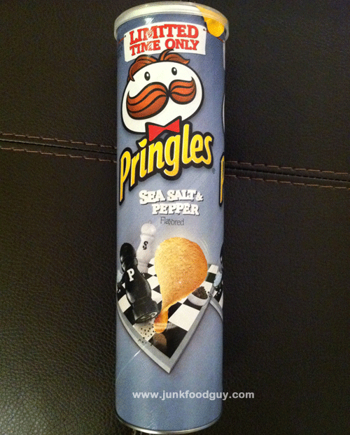 Review Limited Time Only Sea Salt & Pepper Pringles and Lime & Black