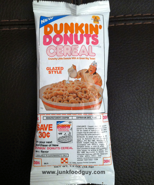 Retro Cereal Week Arrives At Day 4 1988 “New” Dunkin