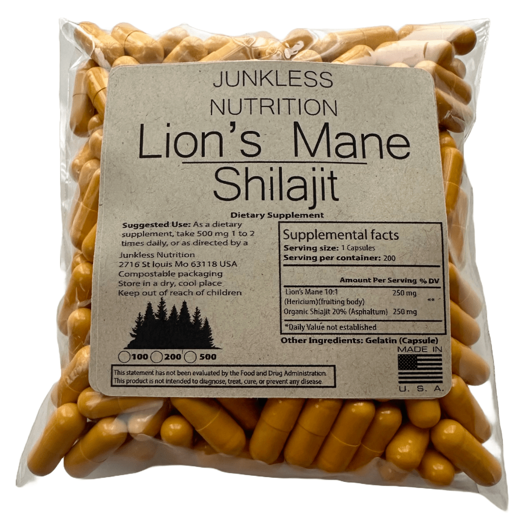 Pure Shilajit and Lion's Mane Brain Testosterone and Cognition