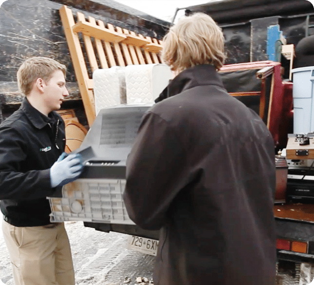 Ewaste pick up disposal and recycling Kingston Ontario