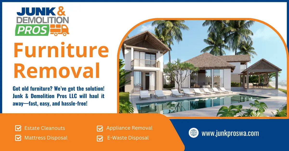 Benefits of Hiring Furniture Removal Experts Junk & Demolition Pros LLC