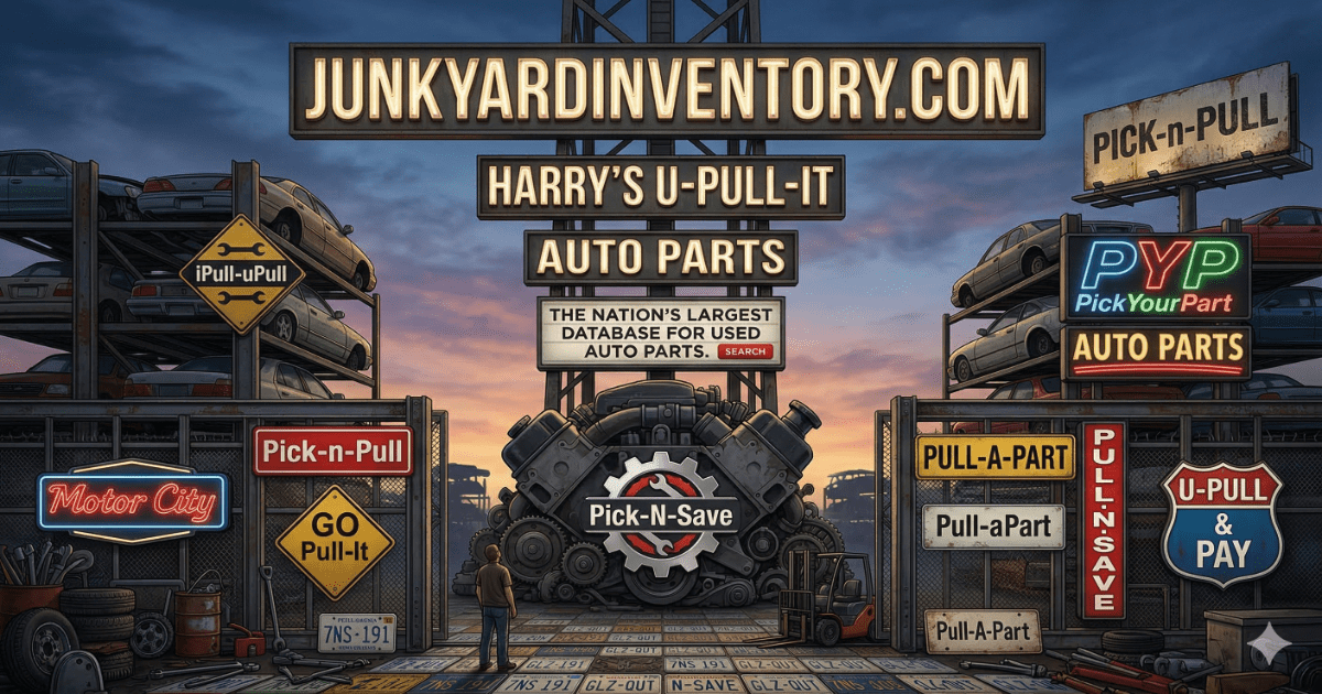 Pick Your Part Greer Inventory — LKQ Pick Your Part Greer, SC