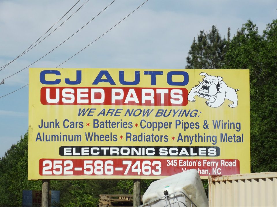 C J Auto Used Parts Auto parts store In Macon NC 27551 Junkyard Map