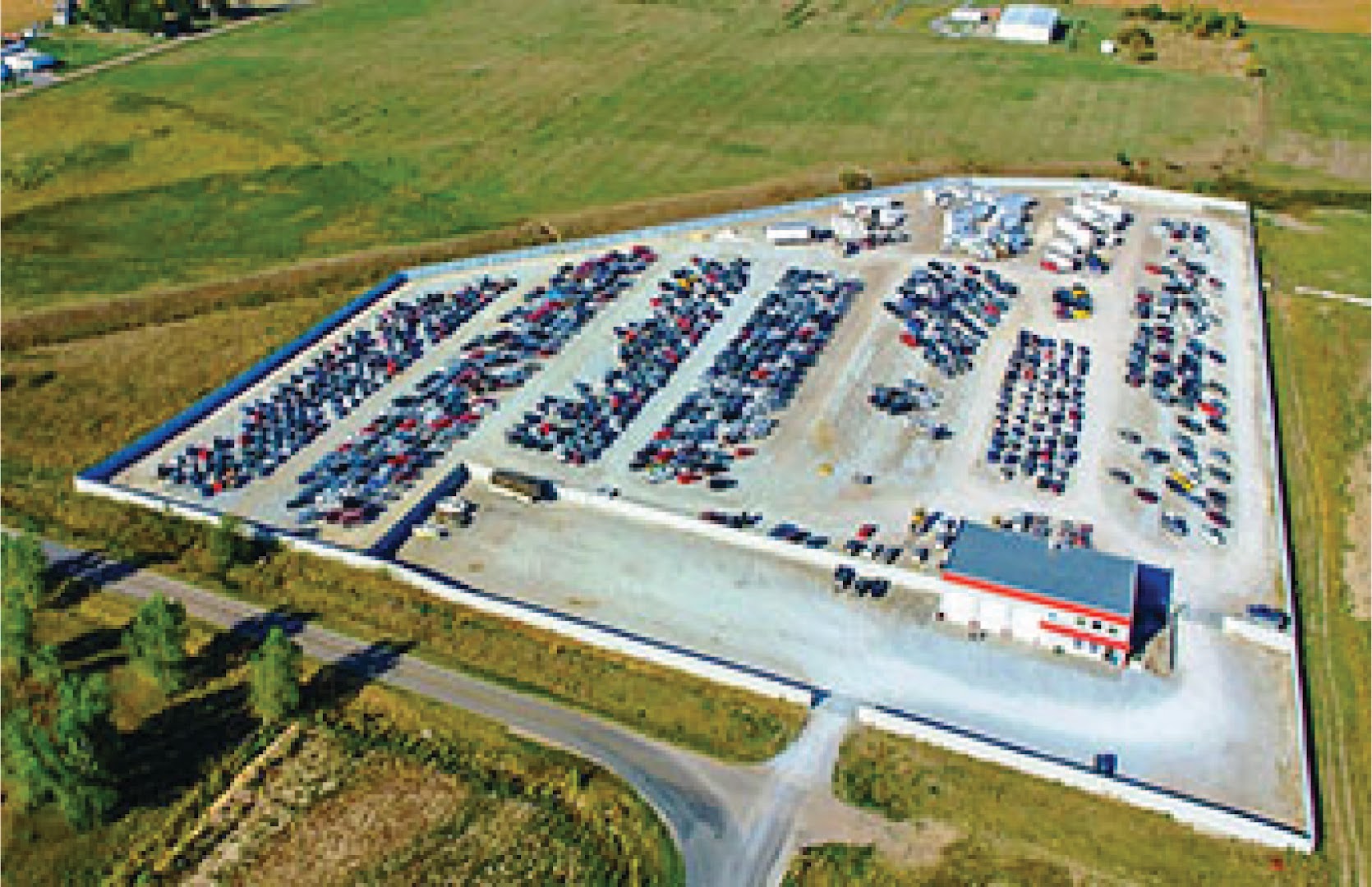 Copart Lincoln Auto auction In Greenwood NE 68366 Junkyard Map