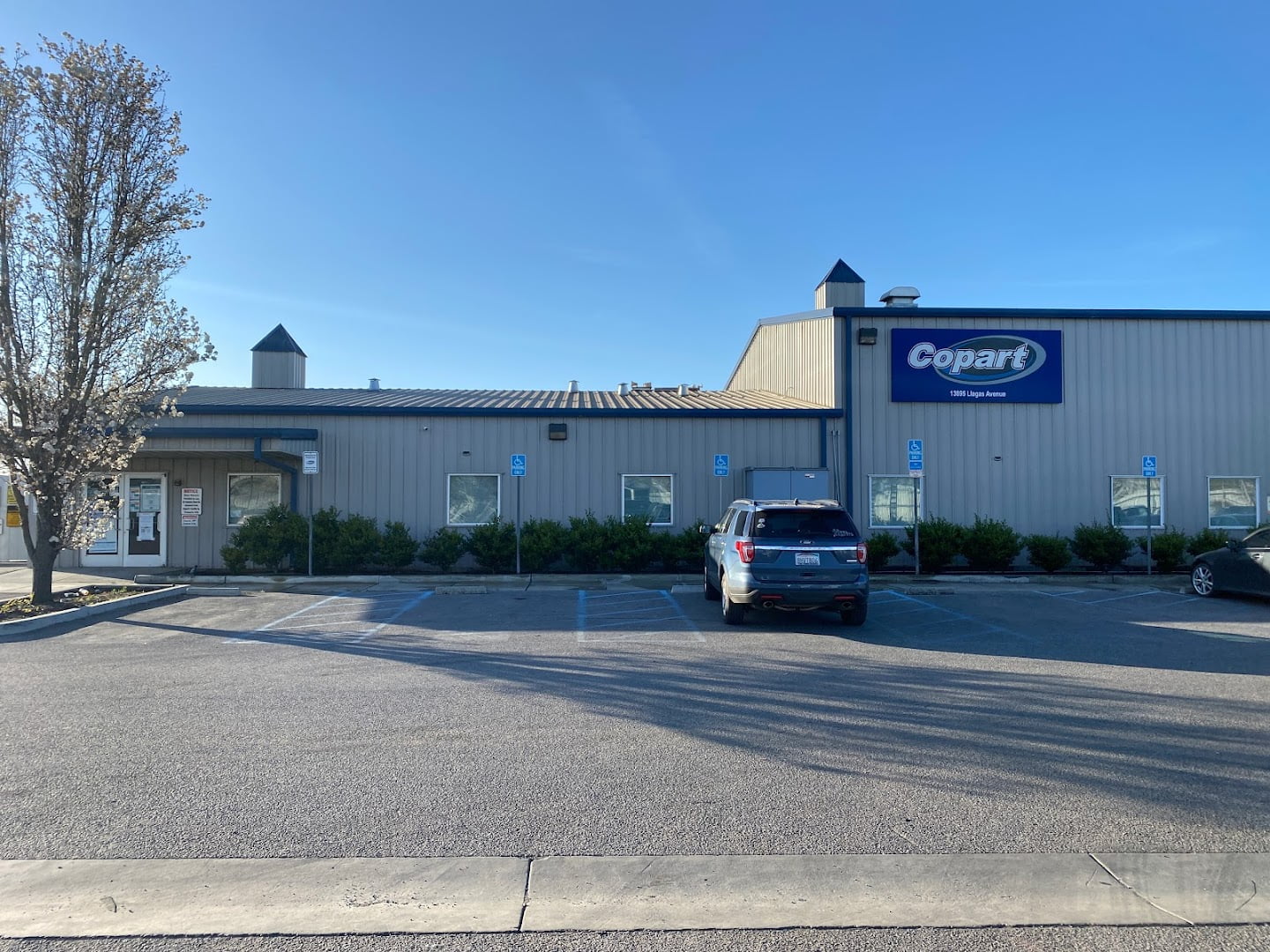 Copart San Jose Auto auction In San Martin CA 95046 Junkyard Map