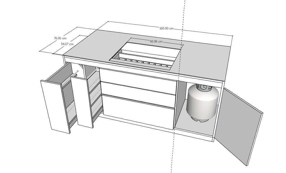 Island Counter Table Jun Osorio
