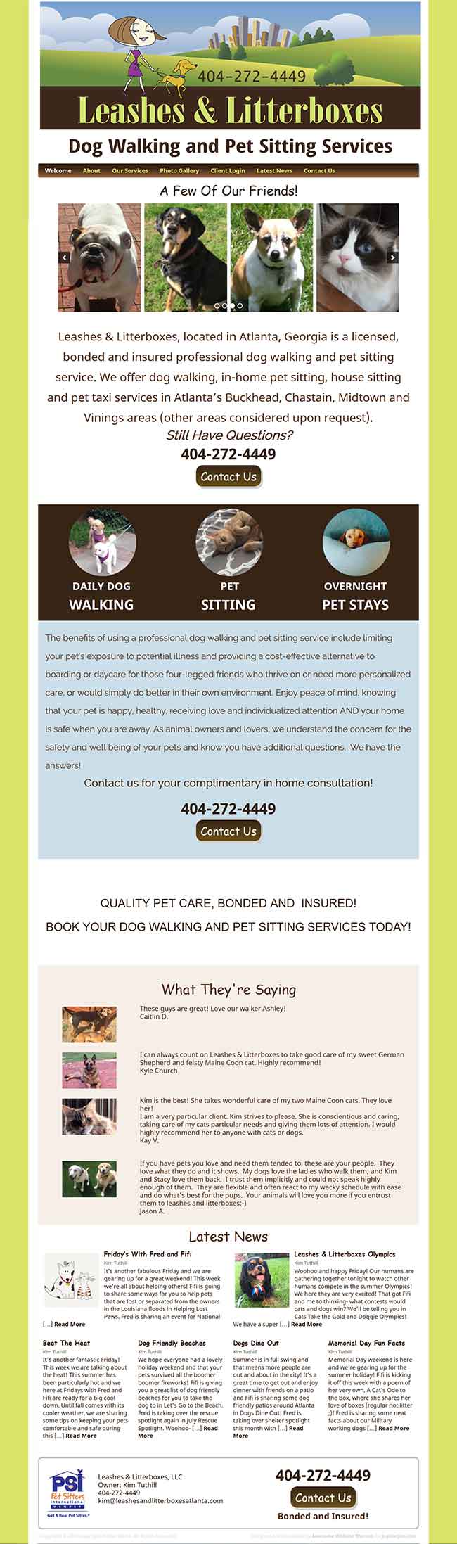 Leashes and Litterboxes Atlanta