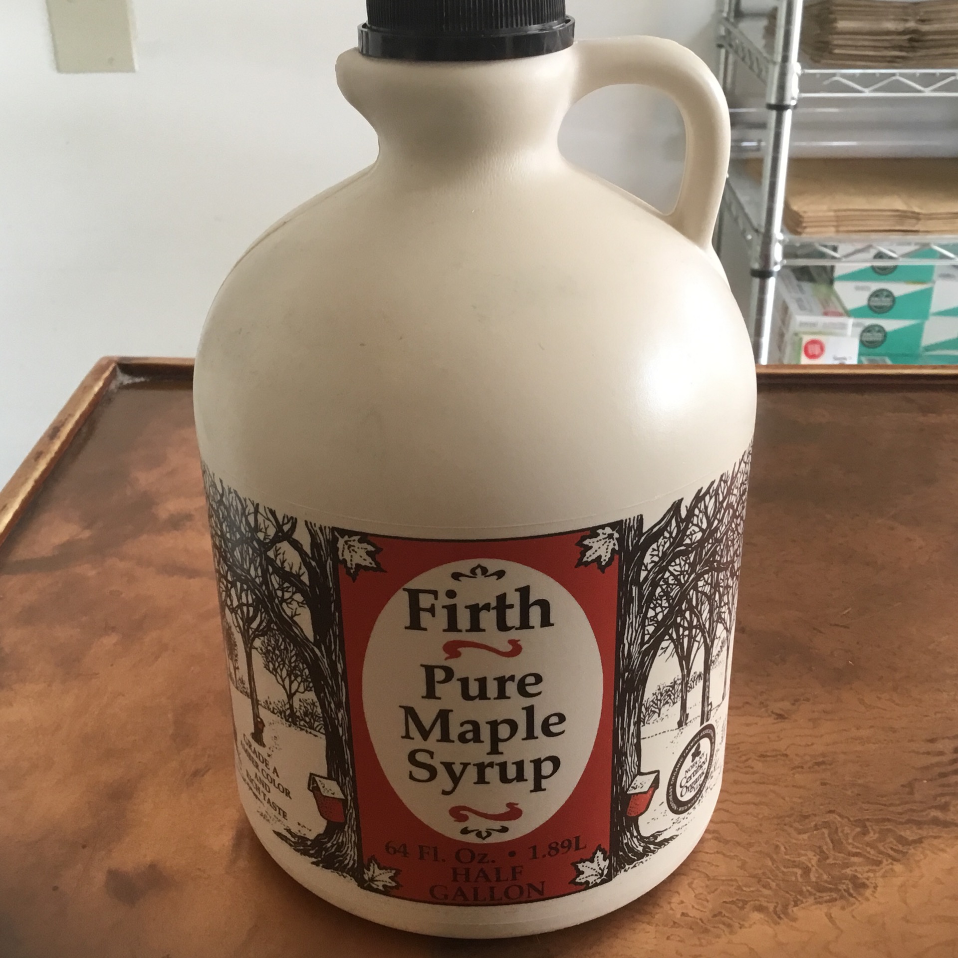 Syrup, Maple by Firth, 1/2 gallon Jupiter Foods