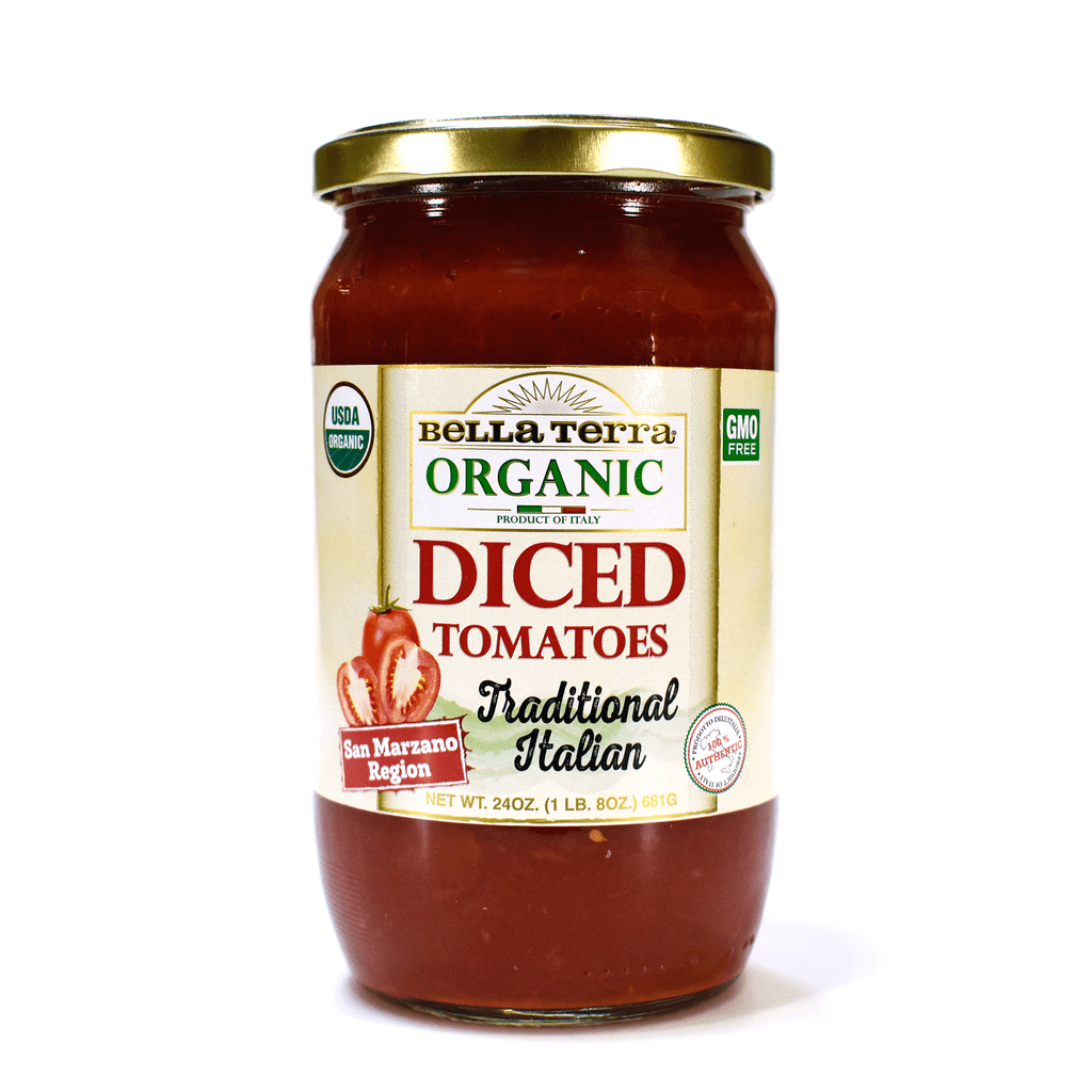 Tomatoes, Diced San Marzano by Bella Terra Jupiter Foods