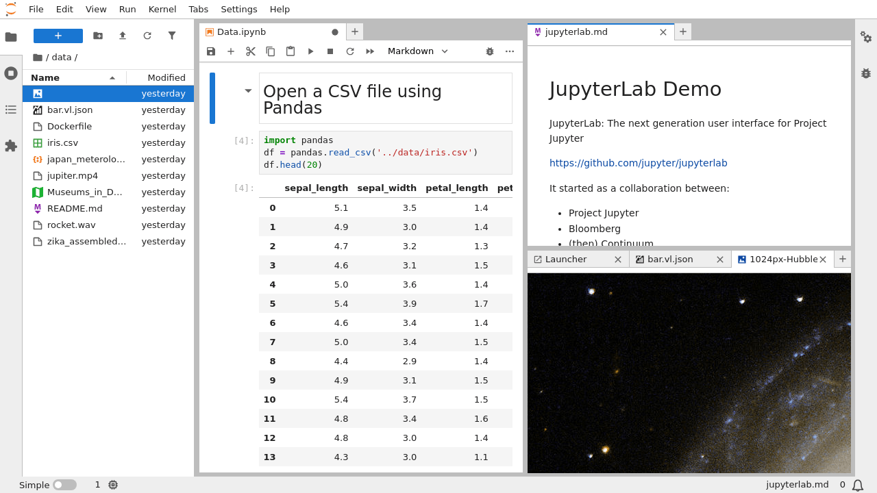 Get Started — JupyterLab 4.2.5 documentation