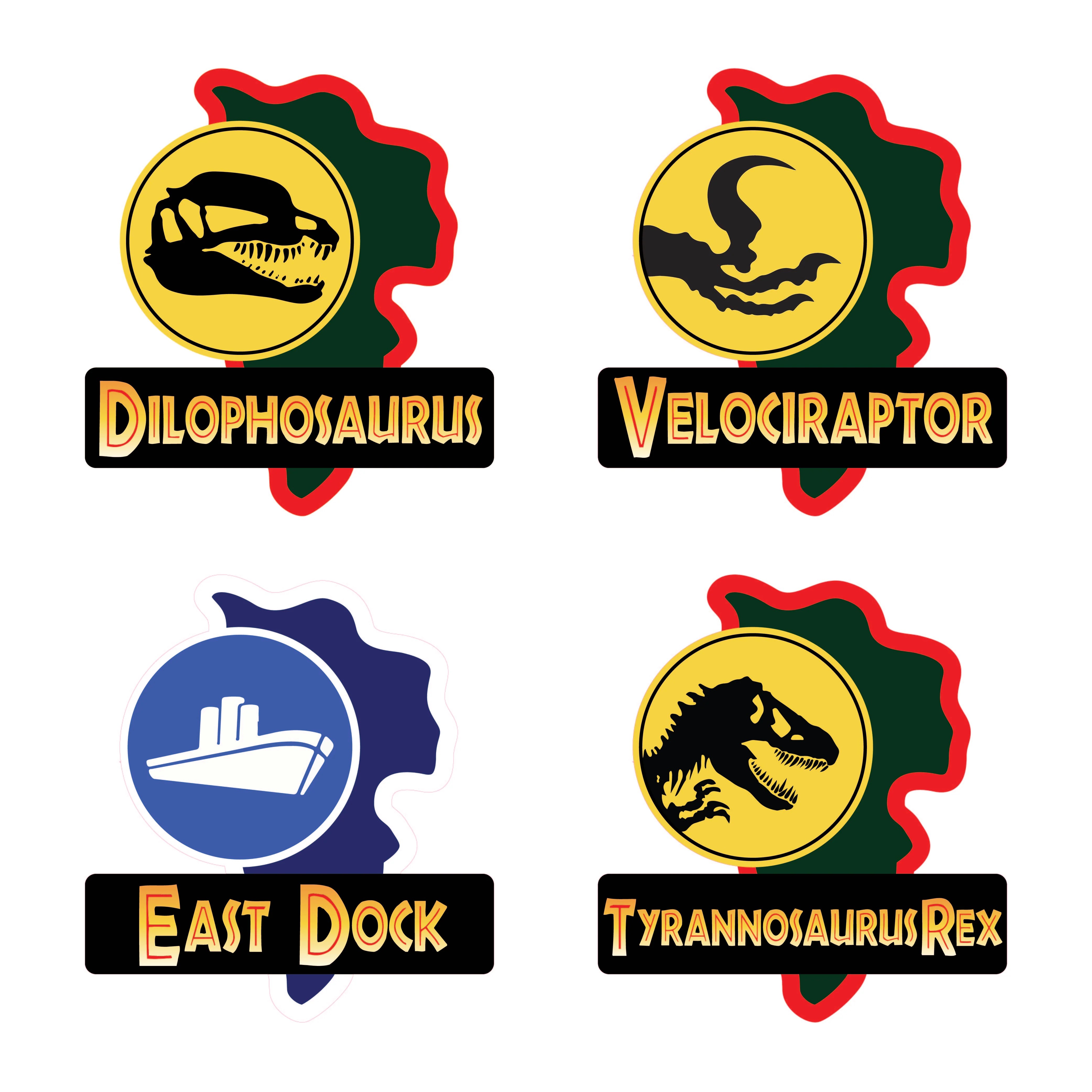 Jurassic Park Logo Metal Sign | The Jurassic Store