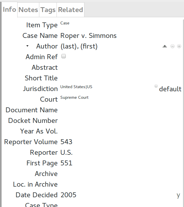 Abbreviations in Jurism