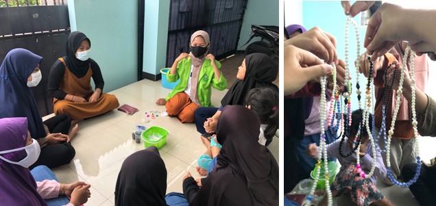 Mengasah Kreativitas Remaja Putri Rt 02 Perwira dengan