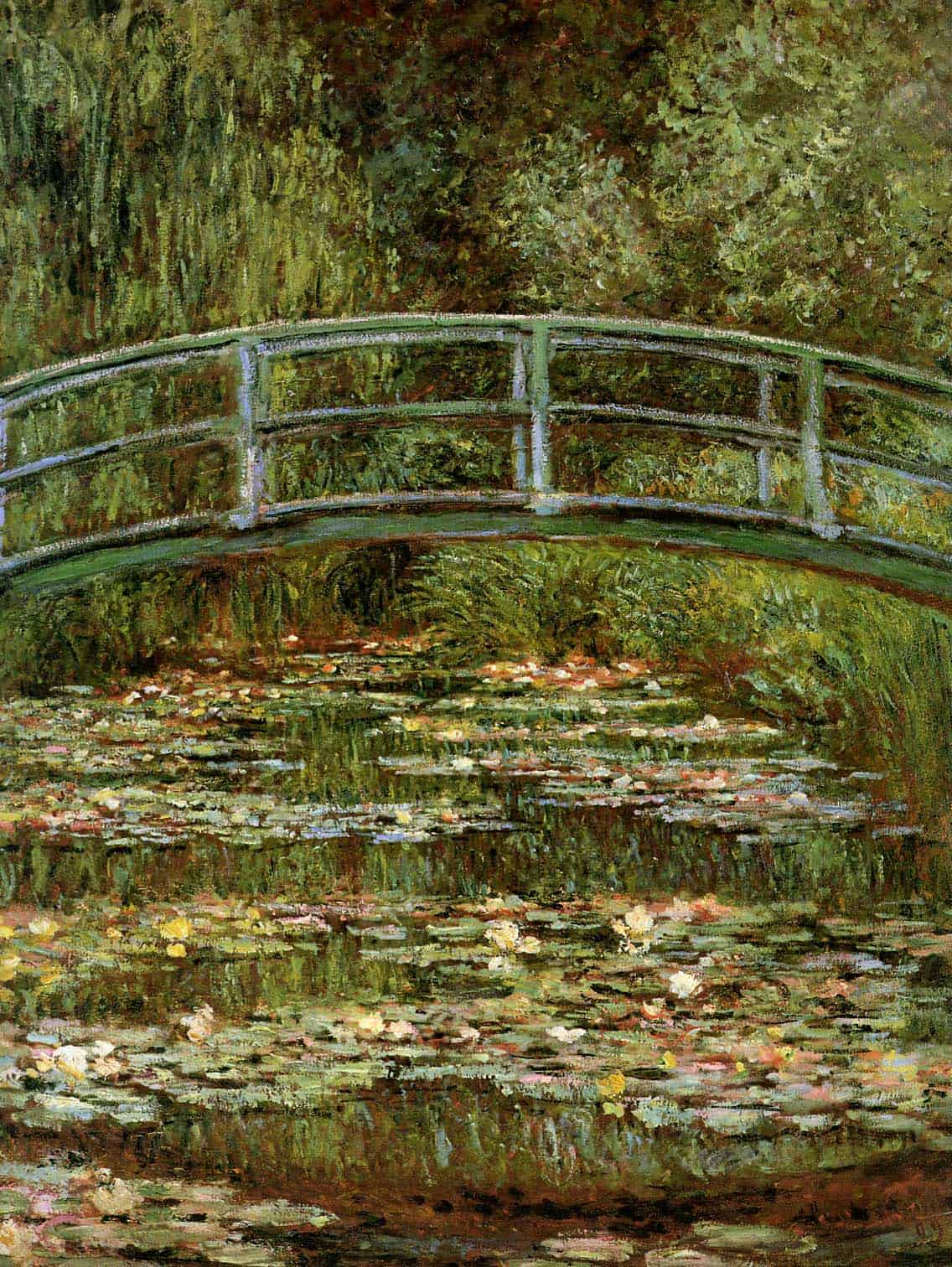 The Japanese Bridge by Claude Monet