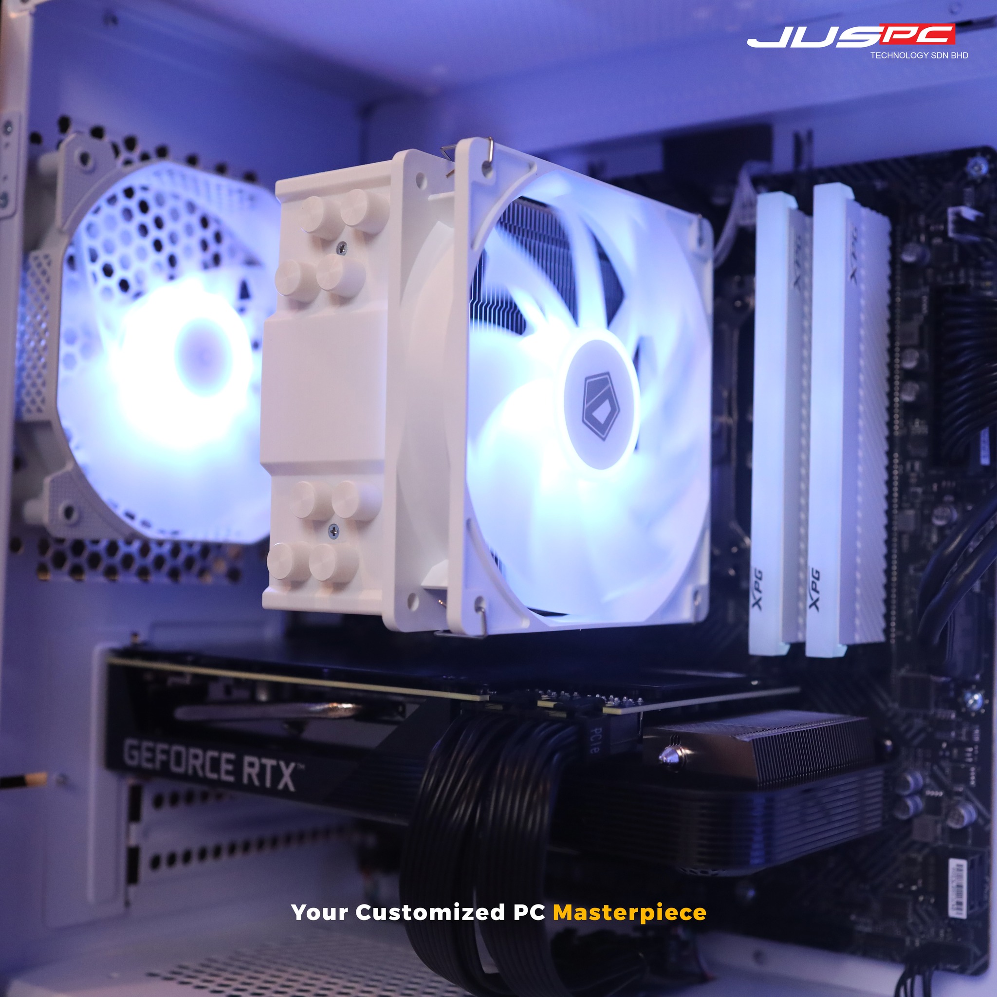 【Montech Air 100 Black & White PC Build】 JusPC
