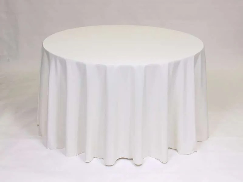 Rent Ivory Polyester Tablecloths Santa Barbara 8056805484