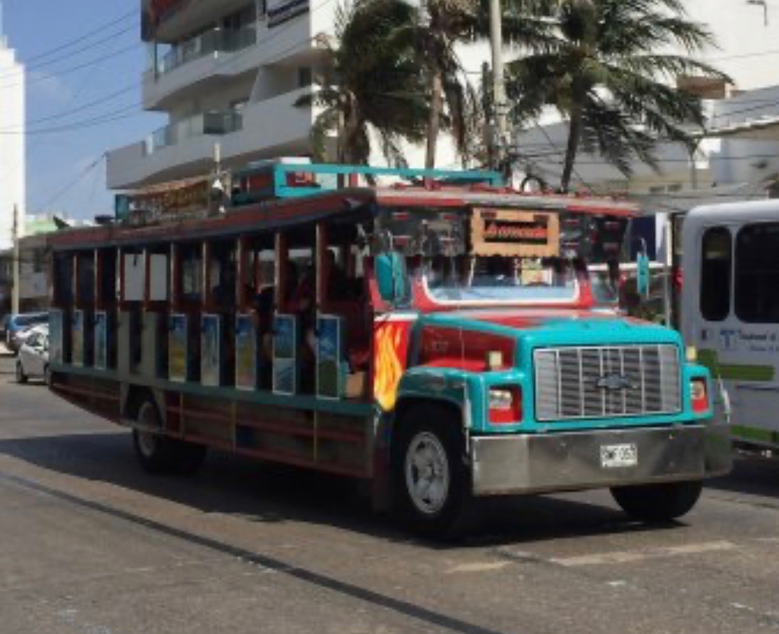 Cartagena Chiva Party Bus Just a Carry On