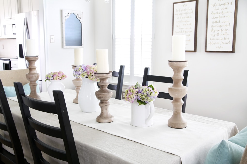 A Decked and Styled Spring Dining Room Abby Organizes
