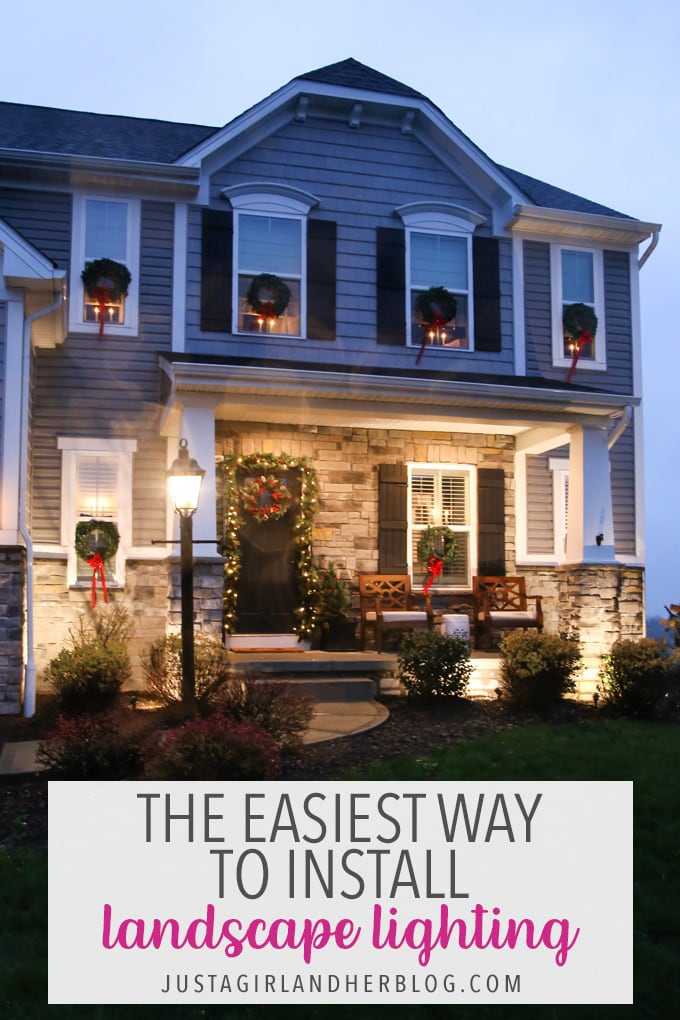The Easiest Way to Install Low Voltage Landscape Lighting Abby Organizes