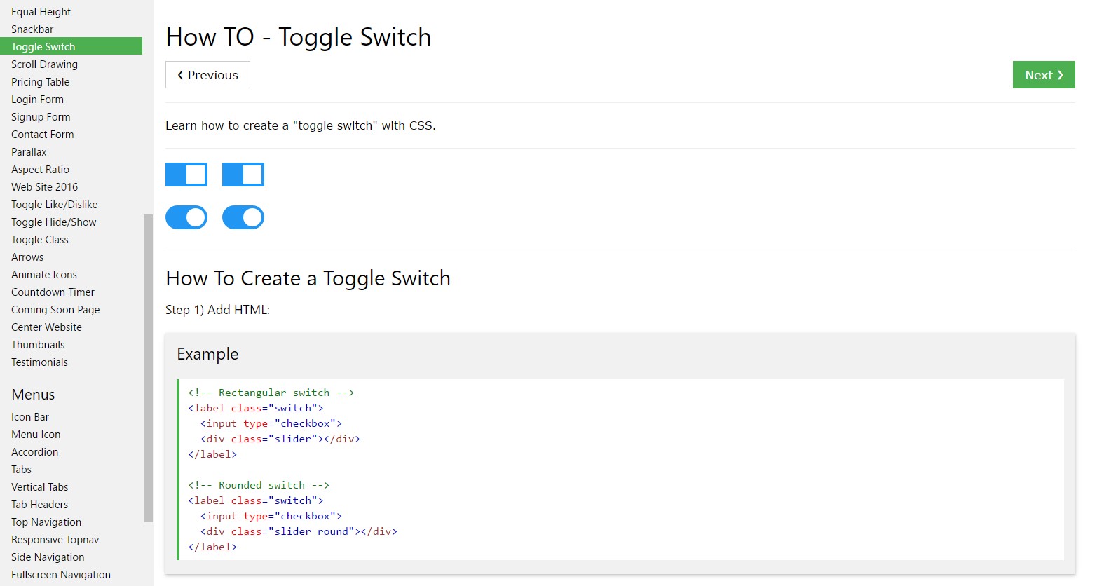 Bootstrap Switch Work