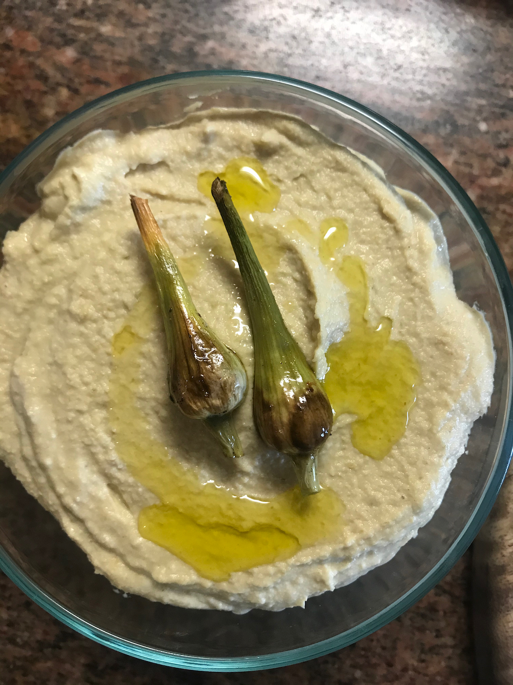 Garlic Scape Hummus Just A Little Grand