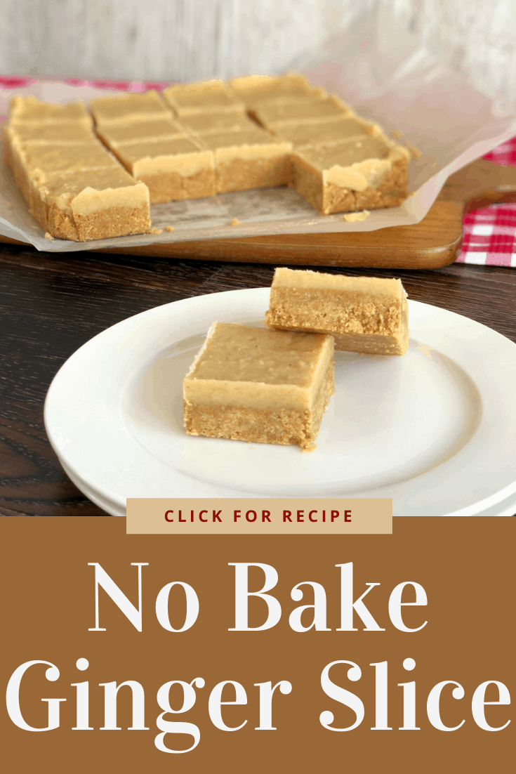 No Bake Ginger Slice Just a Mum's Kitchen