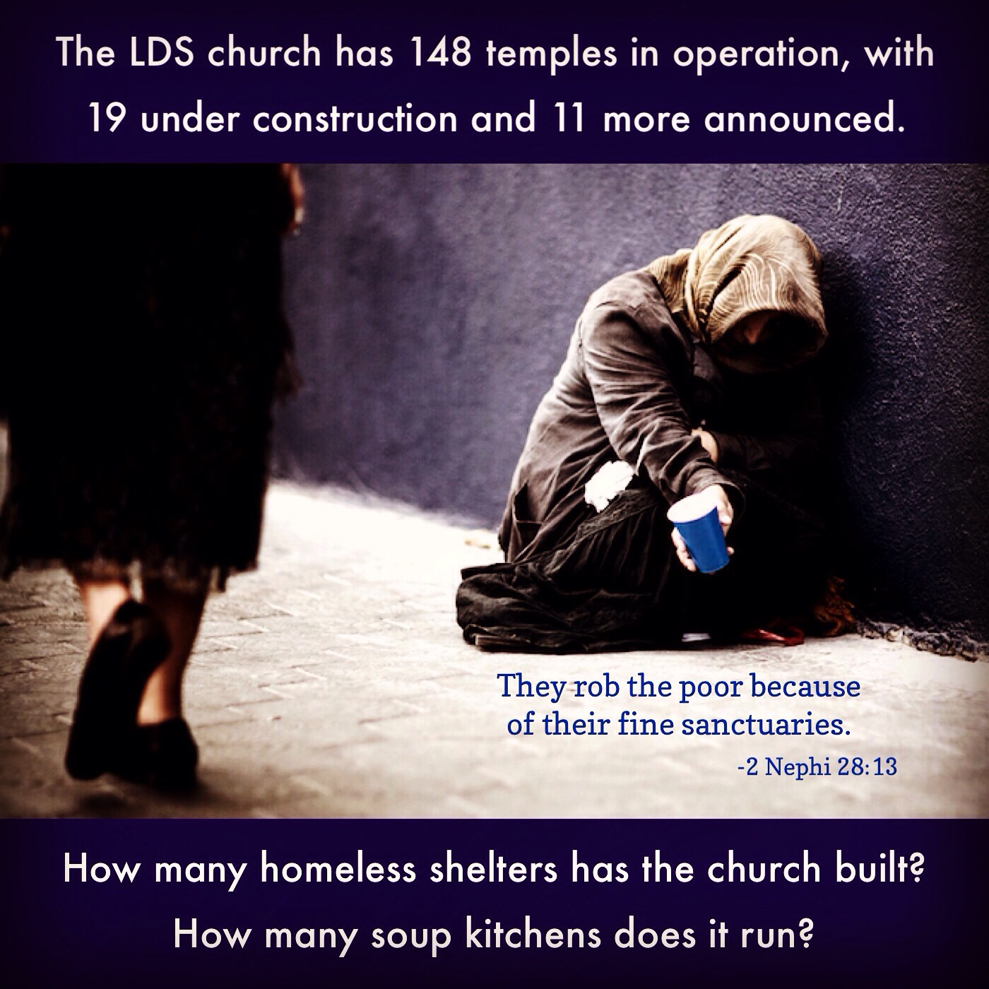 How many homeless shelters? Just Another Apostate