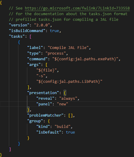 Using Visual Studio Code with JAL Just Another Jal site