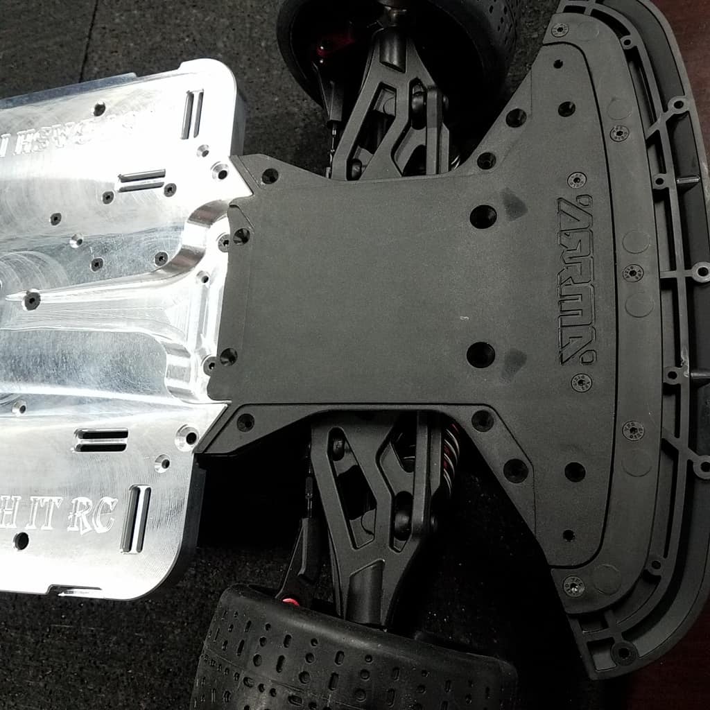 Solid Aluminum Chassis for 6s Arrma Limitless/Infraction/Felony (7075