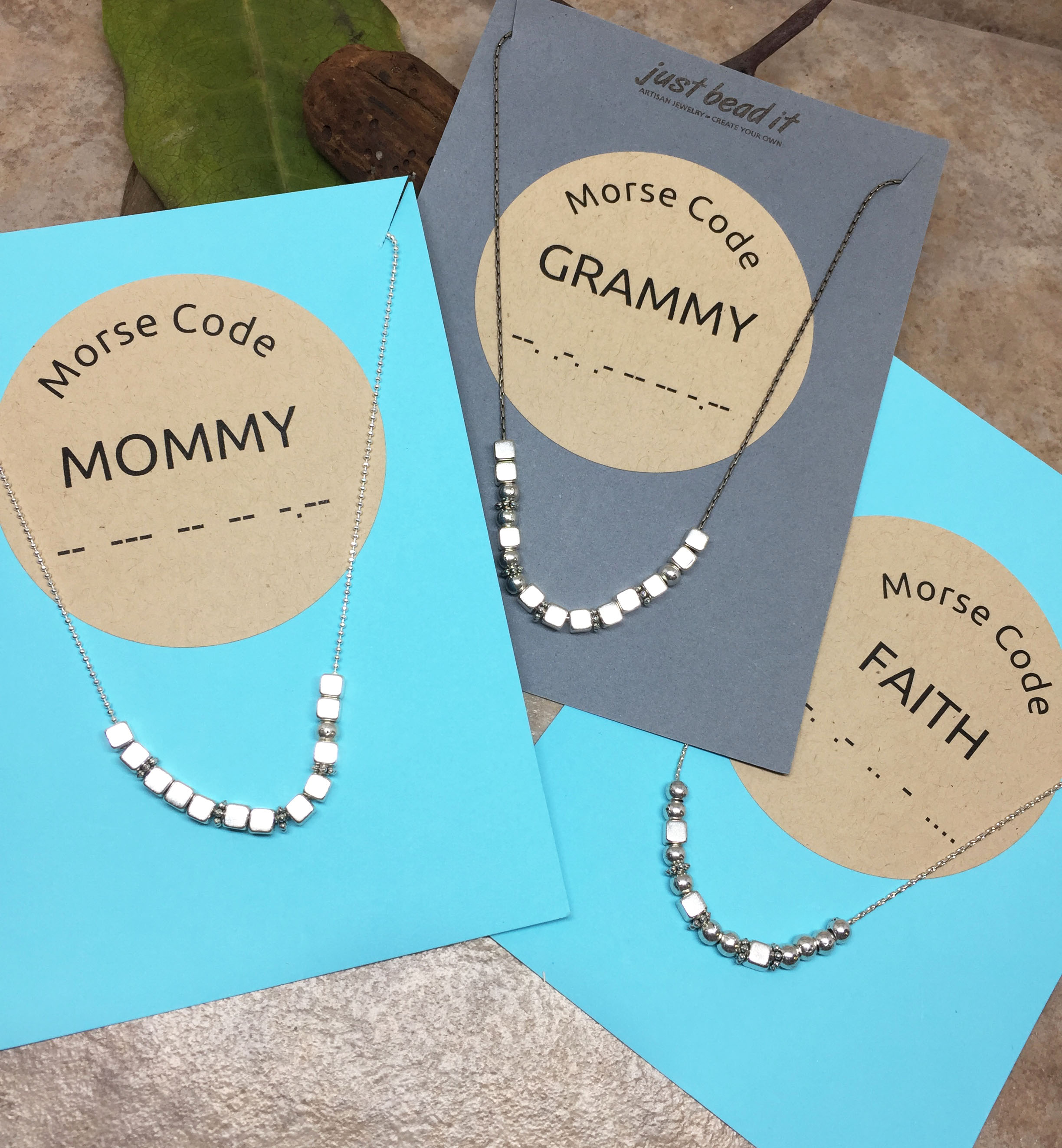 Morse Code Necklace Just Bead It