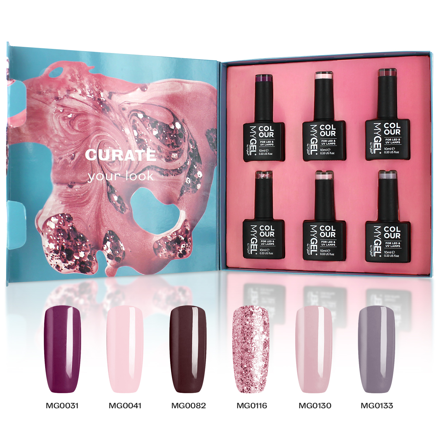 MYGEL Mylee UV LED Gel Nail Polish Colours 6pcs Gift Set Kit Christmas Manicure eBay