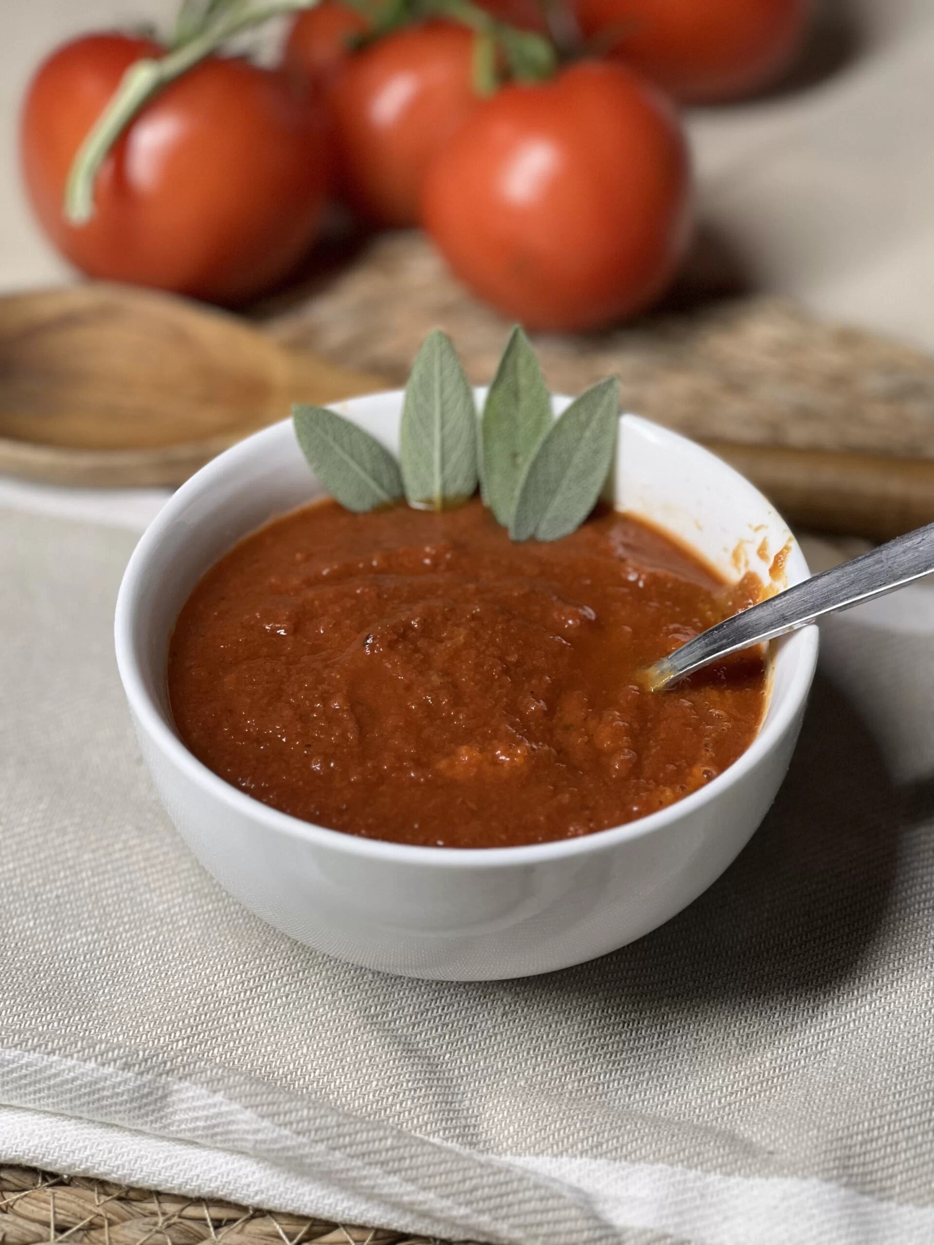 Simple Healthy Tomato Sauce (Paleo,Vegan,GF,DF)