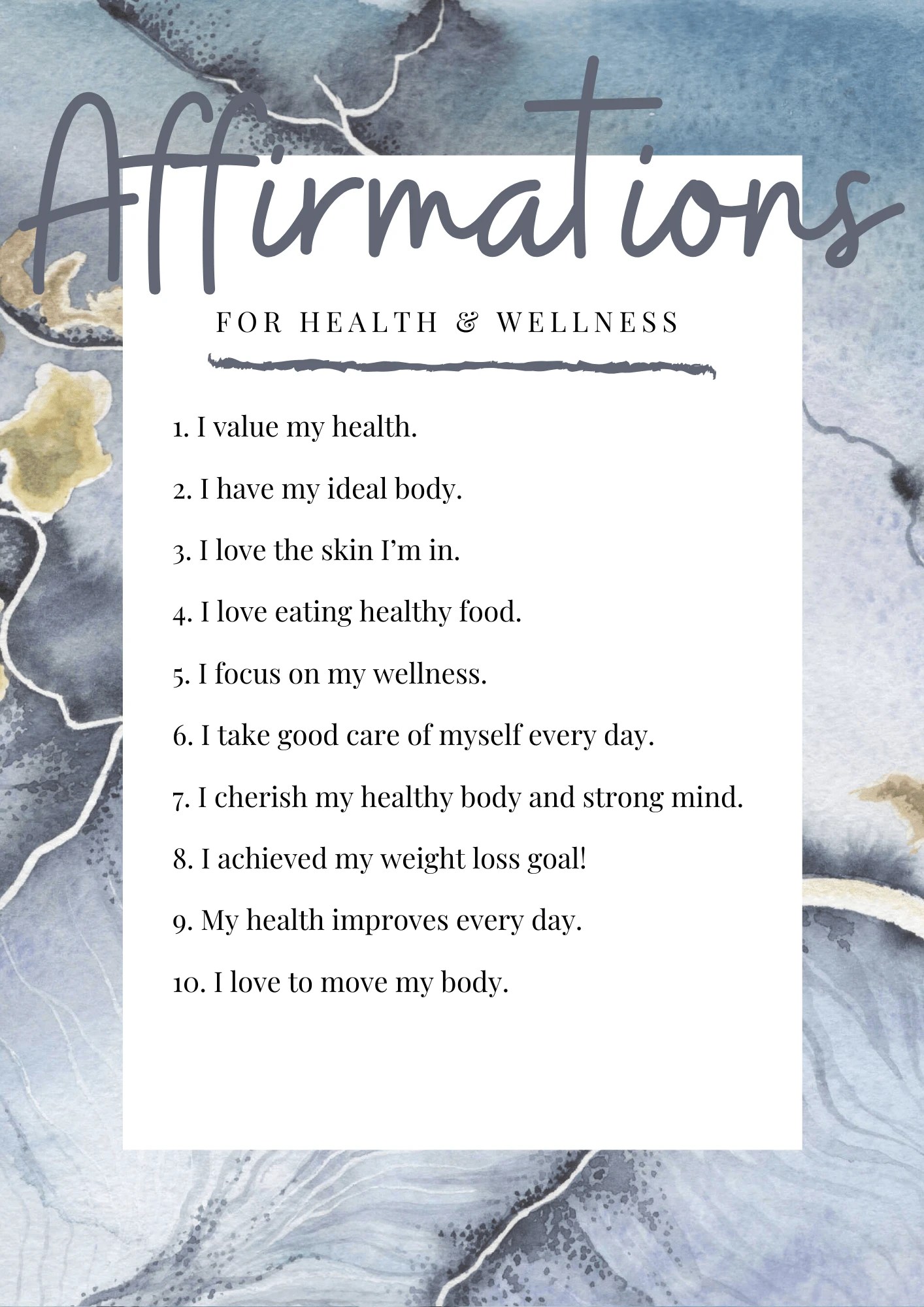 50 Powerful Affirmations for Every Area of Your Life and Tips on How to