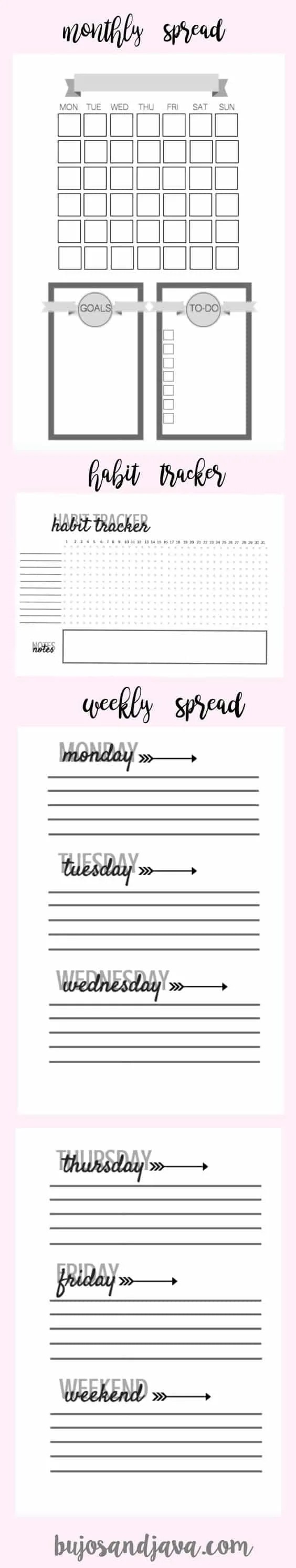 More than 50 Awesome Bullet Journal Printables to Help You be Creative