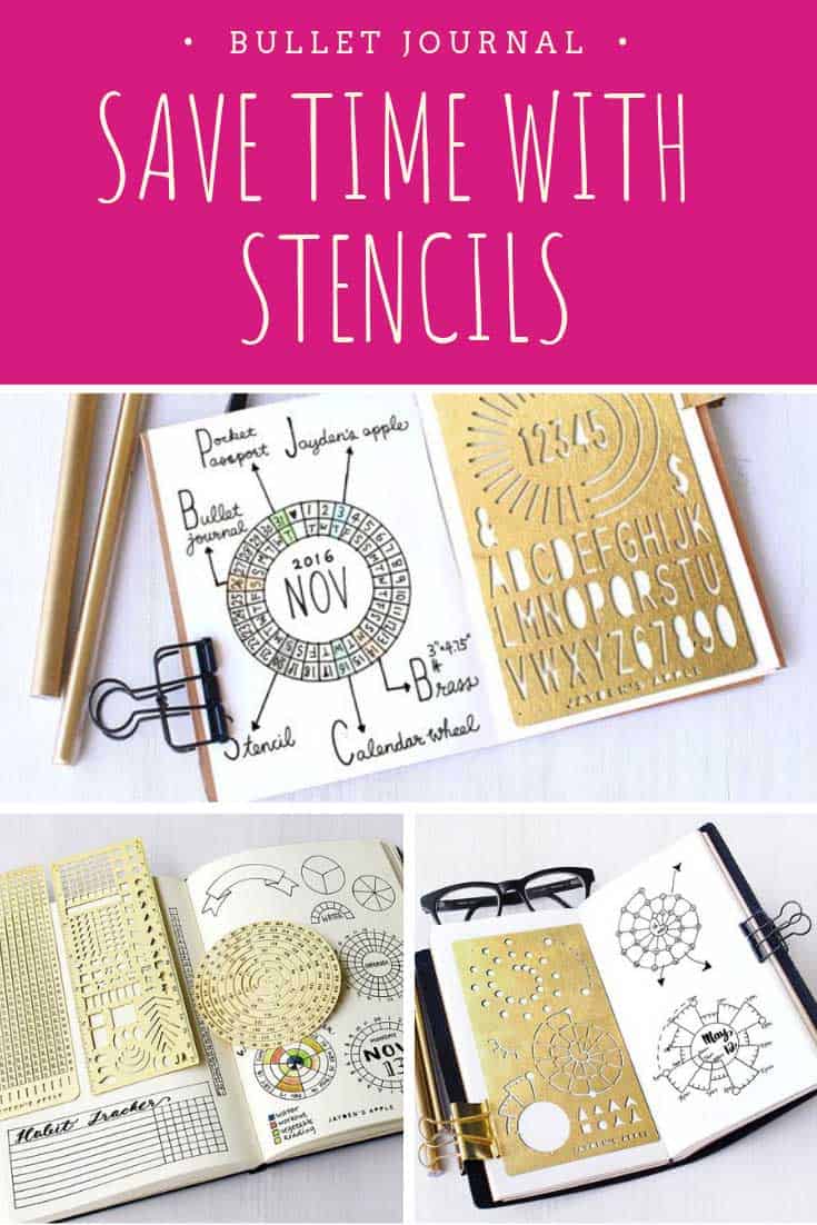 Bullet Journal Stencils {They'll save you a ton of time!}