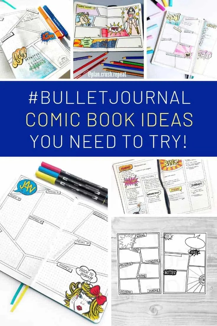 7 Comic Book Weekly Bullet Journal Ideas You'll Want to Try!