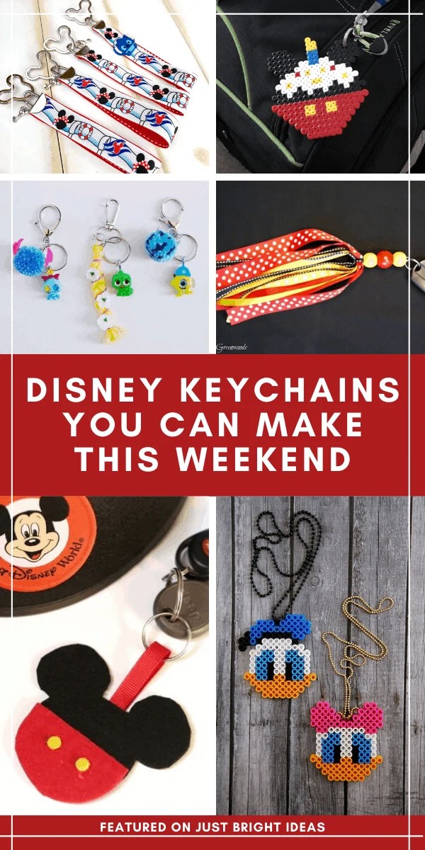 You'll Have a Blast Making These Disney Keychains With Your Kids